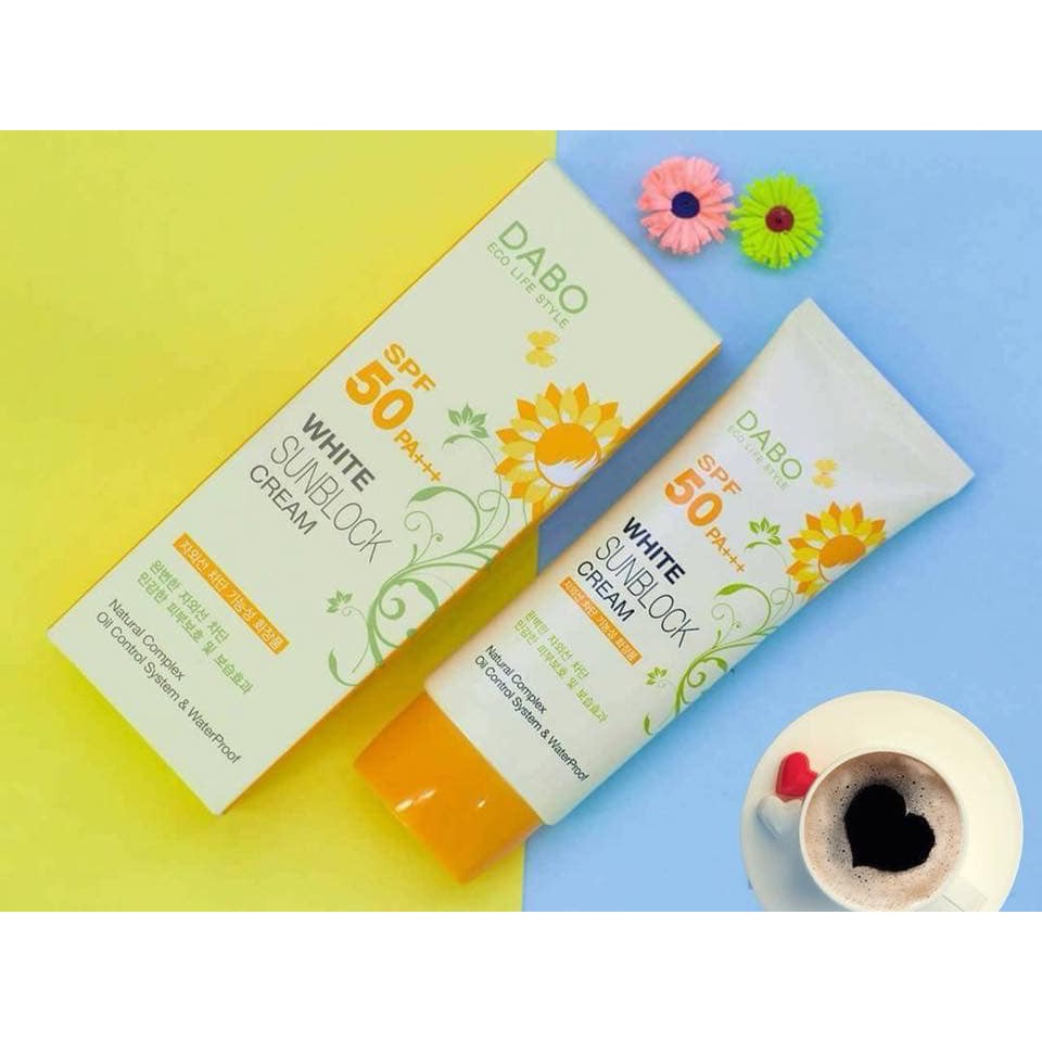 Kem chống nắng Dabo White Sunblock Cream SPF50 PA+++