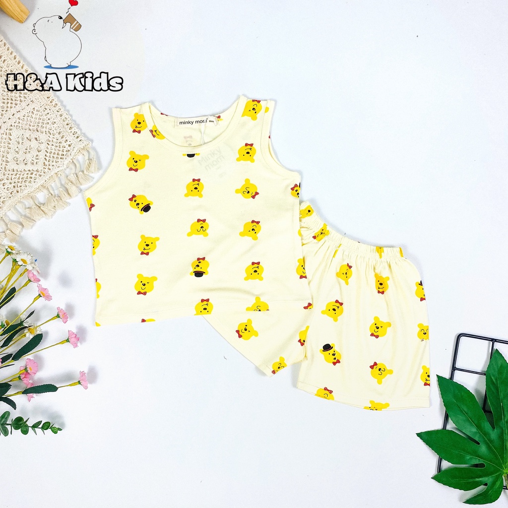 Bộ Ba lỗ thun lạnh in hình toàn thân cho bé trai bé gái - HÀNG CHUẨN LOẠI 1