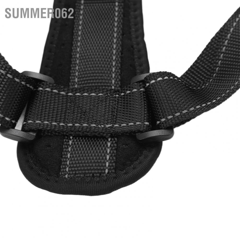 Summer062 Back Brace Adjustable Black Y‑Shape Posture with Luminous Strip for Shoulder Neck Position Correction