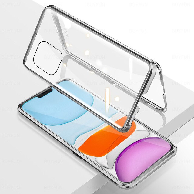 Ốp Lưng Nắp Gập Nam Châm 360 Độ Cho Apple Iphone 12 Pro Max 12 Mini 12pro