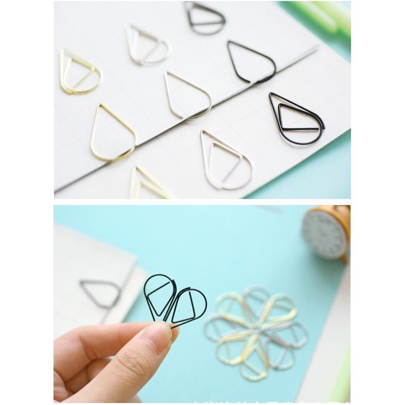 Kẹp giấy GALANO kim kẹp giấy kiêm bookmark sổ kim loại họa tiết đáng yêu nhiều màu tiện dụng SC-001345