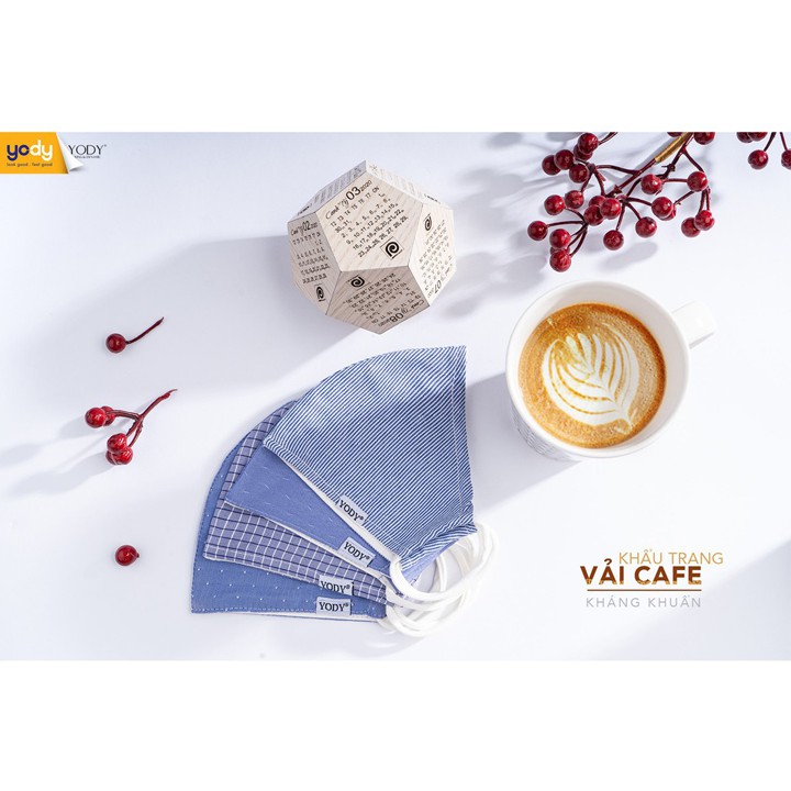 COMBO 5 Khẩu trang YODY Vải Kháng Khuẩn 2 lớp Tiêu Chuẩn | BigBuy360 - bigbuy360.vn
