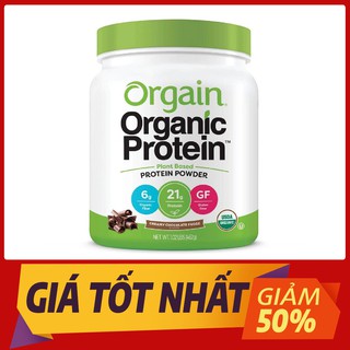 [HÀNG NHẬP MỸ] Bột Protein Orgain Organic Protein Greens hương Socola 462g