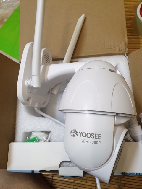 Camera ip yoosee ngoài trời xoay 360 độ ptz FHD 1080p chuẩn 2.0mpx, đèn led chiếu sáng bạn đêm có màu | BigBuy360 - bigbuy360.vn