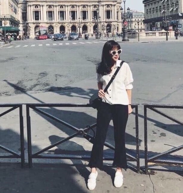 Giày thể thao quai ngang-dán tiện lợi phong cách Hàn Quốc | BigBuy360 - bigbuy360.vn