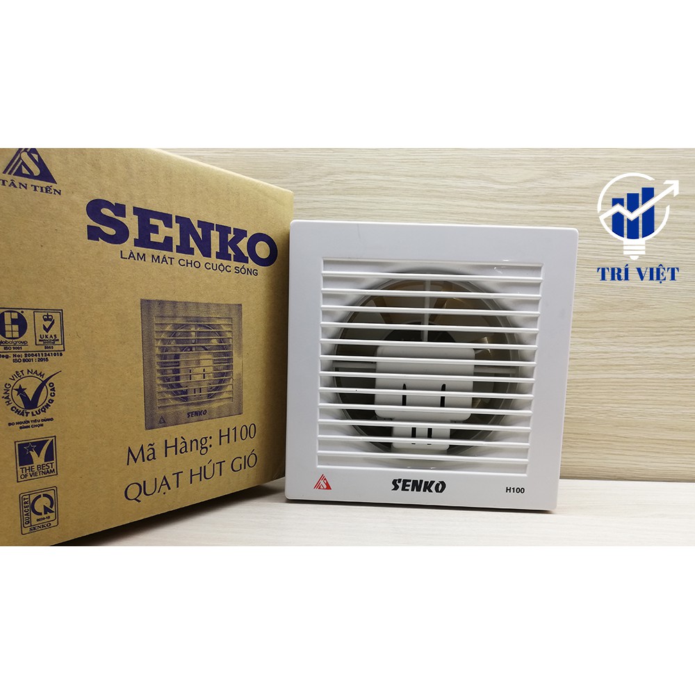 [FREESHIP] Quạt Hút Mùi Gắn Tường H100 (25W) Senko - Quạt hút mùi mini 1 chiều - Model khác: h150, h200, h250