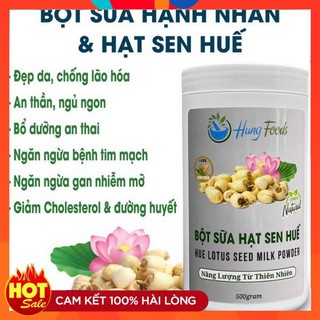[Hàng Chính Hãng] Bột Sữa Hạt Sen Do Ca Sĩ Nguyễn Phi Hùng Sáng Lập - Bột Dinh Dưỡng Dành Cho Mọi Lứa Tuổi - Hũ 500gr