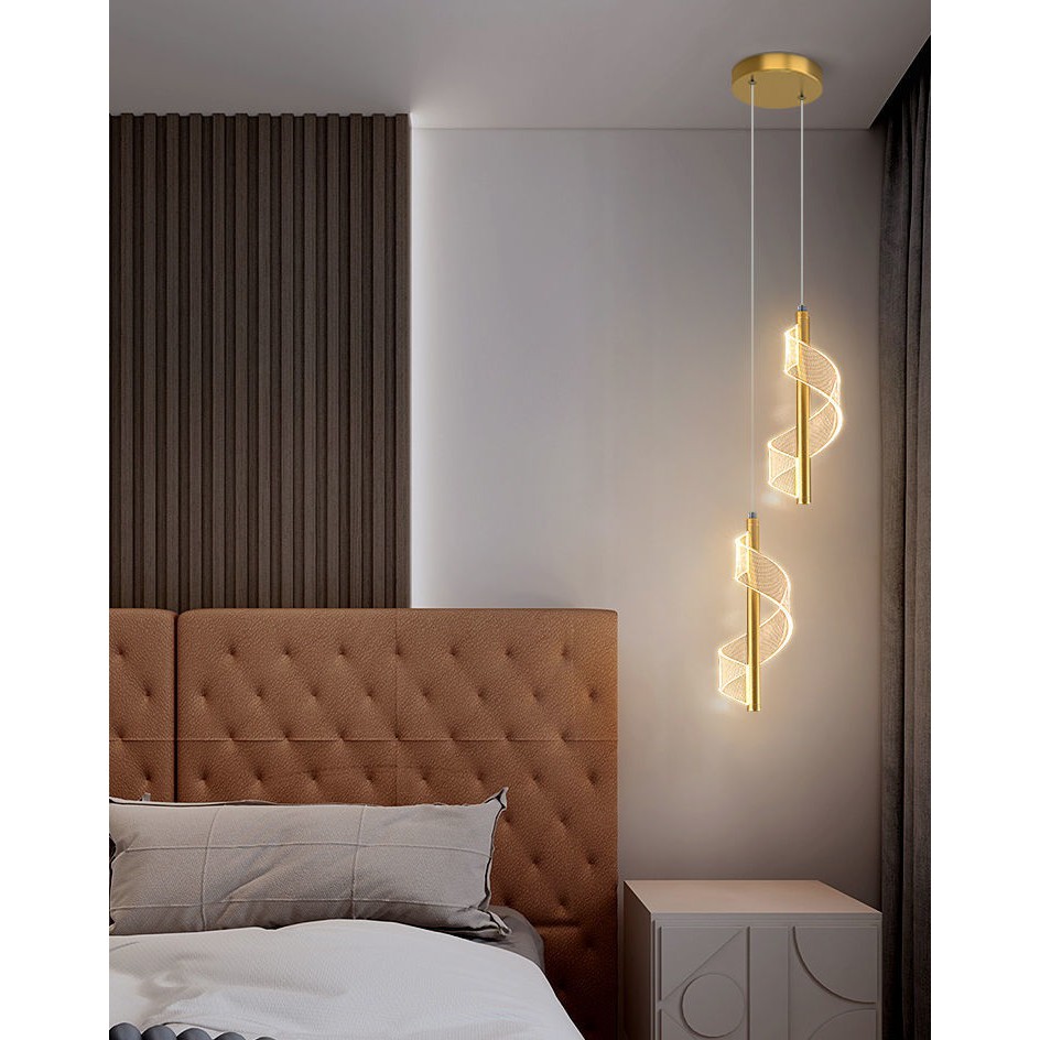 Đèn Chùm những nốt nhạc Trang Trí Phòng Khách Bắc Âu Hiện Đại Đèn Thả Phòng Ngủ