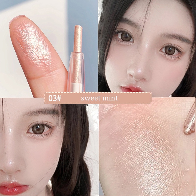 Bút sáp nhũ tạo điểm nhấn quanh mắt Sweet Mint Dessert Silkworm Eye Shadow Pen YR