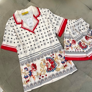 PYJAMA DÀI LỤA HOẠ TIẾT CAO CẤP MÃ 2022-144