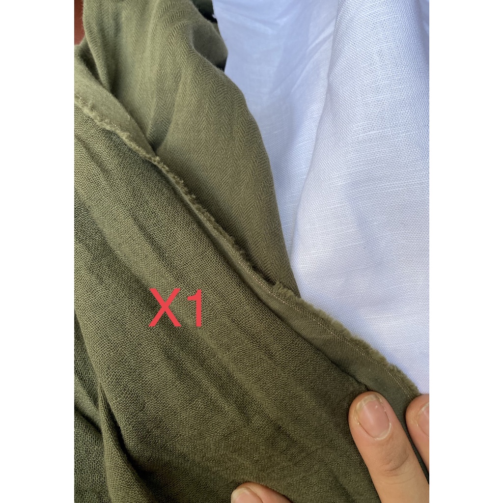 Xô xương cá, xô 2 lớp màu rêu X1
