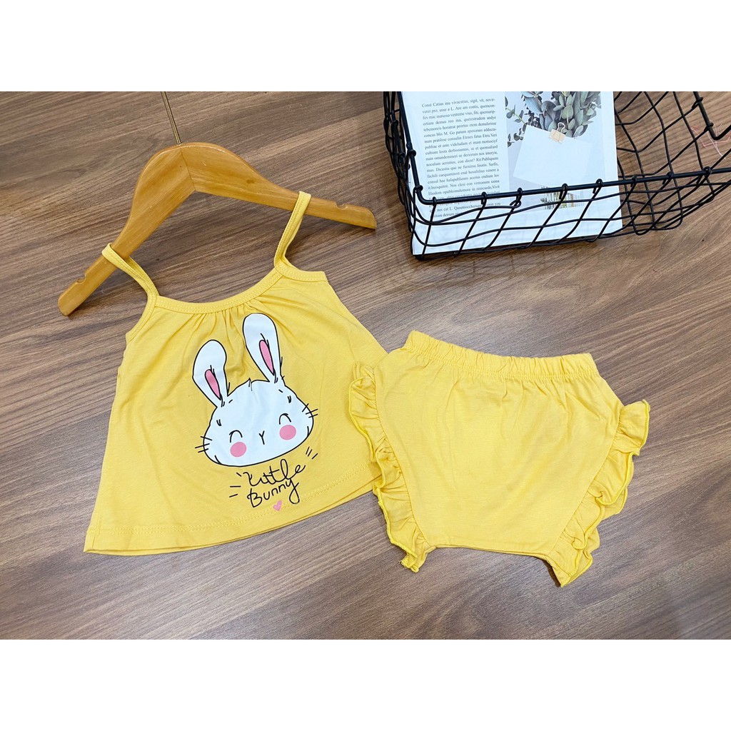 J162 Combo 3 bộ áo dây kèm quần chip siêu cute cho bé