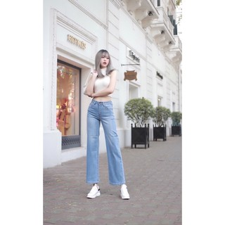 Quần jeans ống rộng