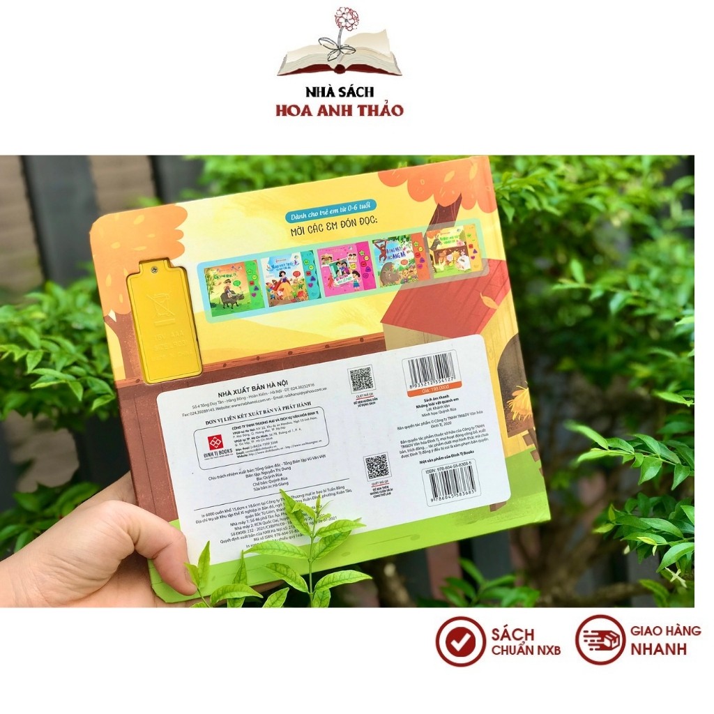 Sách âm thanh Đinh Tị - Nhiều chủ đề lẻ tùy chọn dành cho trẻ từ 0-6 tuổi