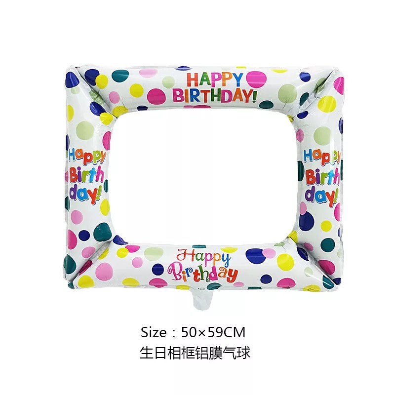 Khung Ảnh Bằng Màng Nhôm Hình Bong Bóng / Bong Bóng Độc Đáo Trang Trí Tiệc Sinh Nhật / Lễ Tốt Nghiệp