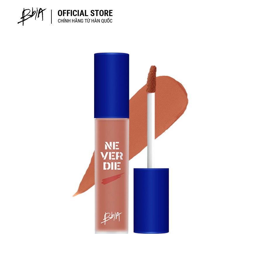 [Mã FMCGM50 - 8% đơn 250K] Son kem Bbia Never Die Tint màu #02 Go Loyalty 4.8g - BBia Official Store