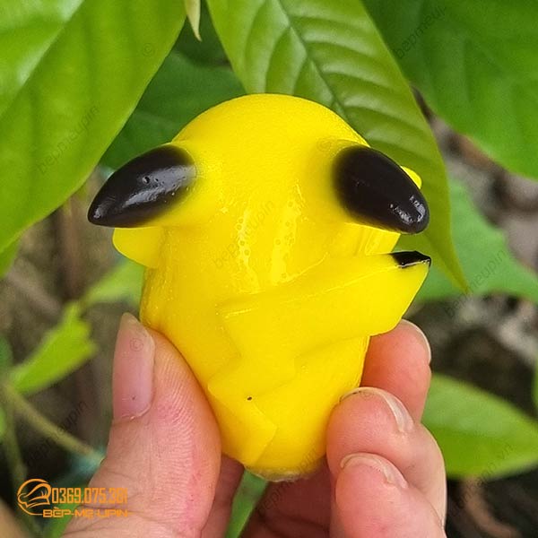 Khuôn silicon pikachu hoạt hình đáng yêu làm bánh