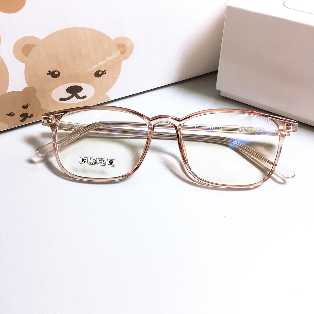 [Gía siêu rẻ]  Gọng kính vuông 8245 nhận cắt cận viễn loạn