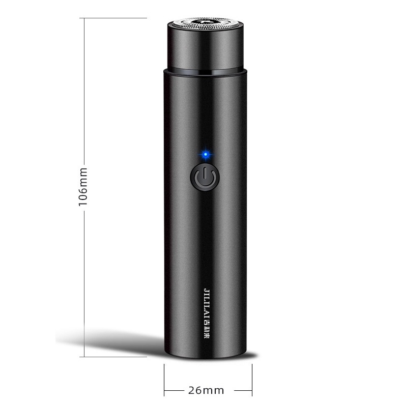 Máy Cạo Râu Mini Một Đầu Qipin Kèm Dây Cáp Sạc USB Tiện Dụng Cho Nam