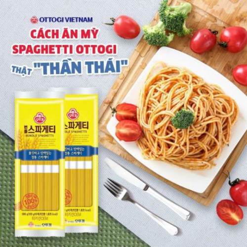 COMBO 500G MÌ SPAGHETTI + 1 HŨ TƯƠNG CÀ NẤU MÌ Ý SPAGHETTY 220G