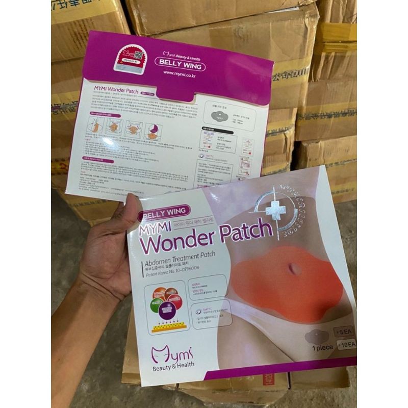 Bộ 5 Miếng Dán Mỡ Bụng MYMI WONDER PATCH Giảm Cân An Toàn Hiệu Quả