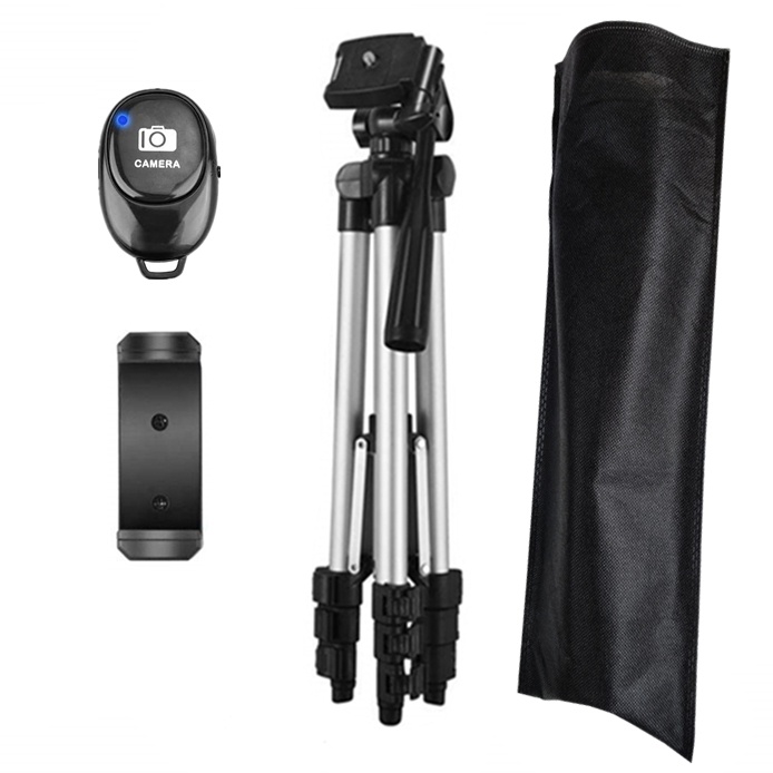 Giá Đỡ Ba Chân Cho Điện Thoại/Camera SLR Bluetooth Có Thể Điều Chỉnh