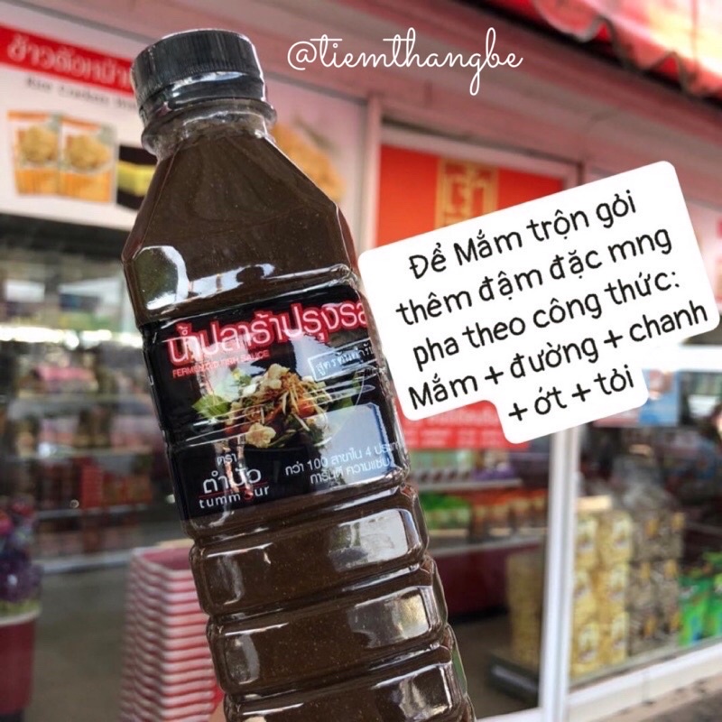 Mắm Cô Gái Trộn Gỏi Đu Đủ Somtum Pimrypie Cam Kết Chuẩn Thái Lan