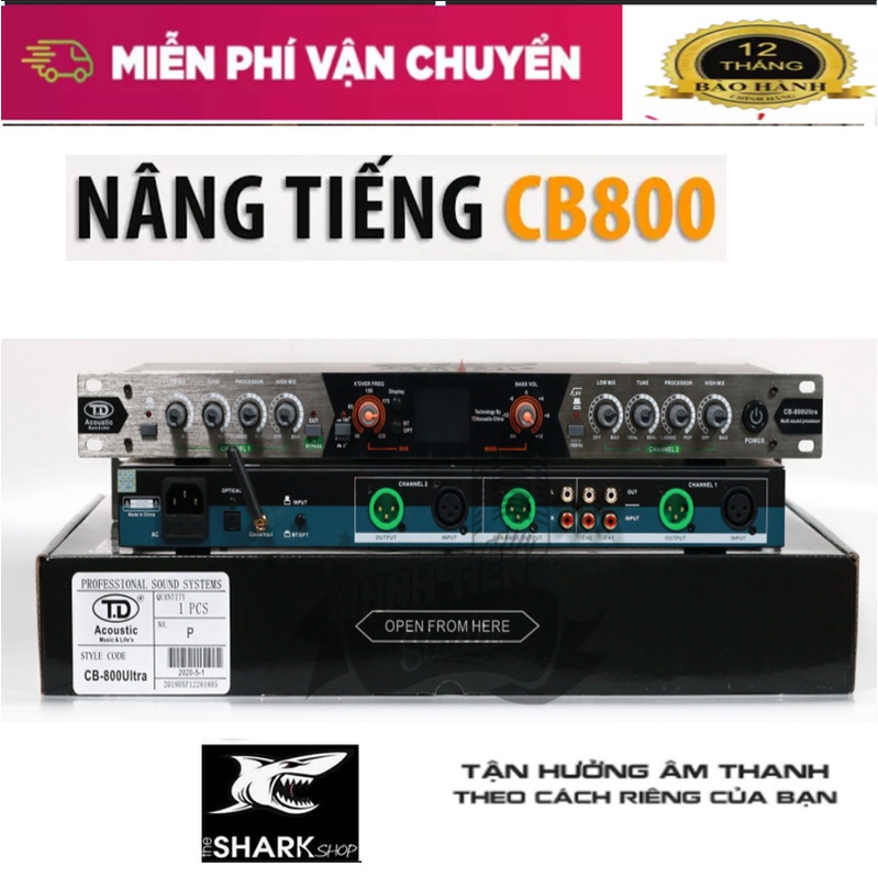 Nâng Tiếng Cb 800 Ultra Chính Hãng,Nâng Tiếng Giá Rẻ Treble Bén Tăng Bass,Lời Sáng Rõ Âm Thanh Cực Chất,Chống Hú Rít