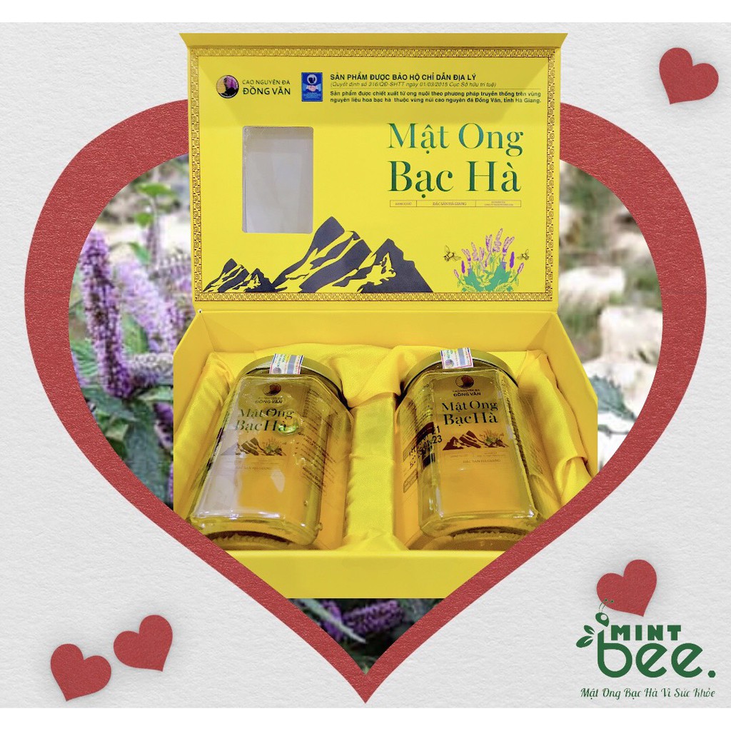 (FREE SKIP) MẬT ONG BẠC HÀ 1 Lít (Mint Bee)