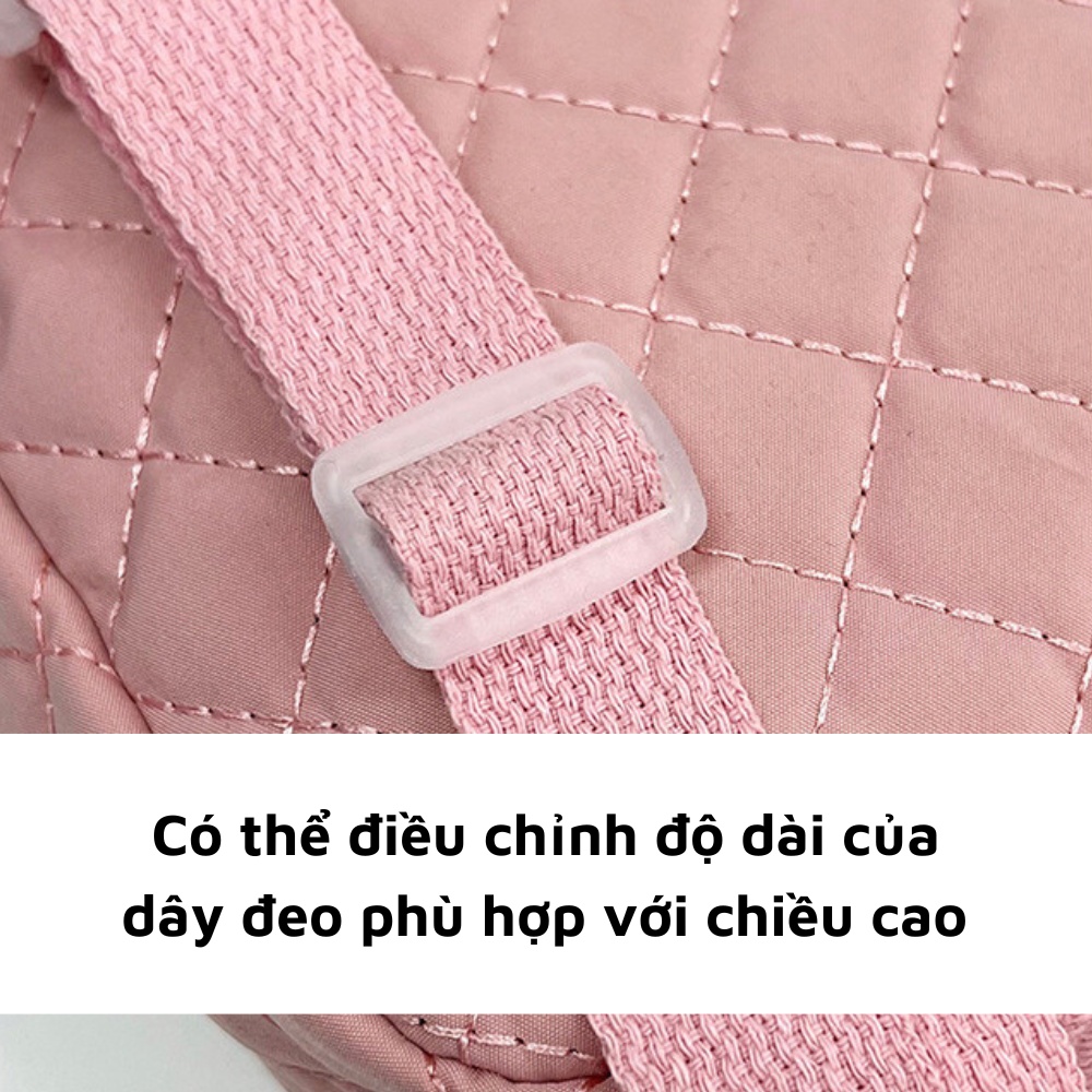 Balo đi học hình gấu cute cho bé chất liệu vải mềm có thể dùng đi học đi chơi du lịch có quai xách