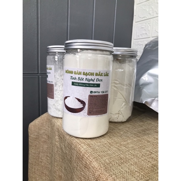 Tinh Bột Nghệ Đen - TINH BỘT NGHỆ RỪNG : hộp 0,5kg