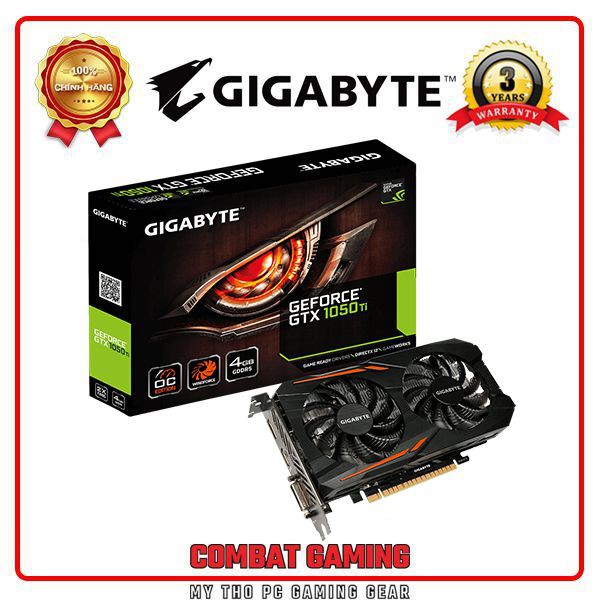 Card Màn Hình GIGABYTE GTX 1050Ti OC 4GB GDDR5