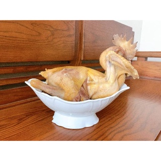 Bát bày gà trắng trơn. Sứ Bát Tràng.