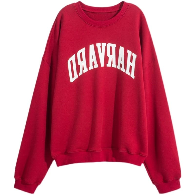 Sweater HARVARD Chữ in Thời TRang Mùa Đông Dành Cho Nam Nữ