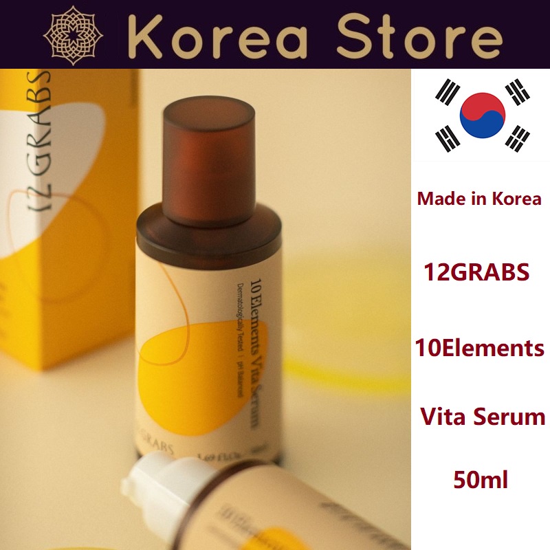 Sản xuất tại Hàn Quốc 12GRABS 10 Elements Vita Serum 50ml