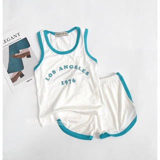 Bộ MInky Mom ba lỗ cho bé siêu mát