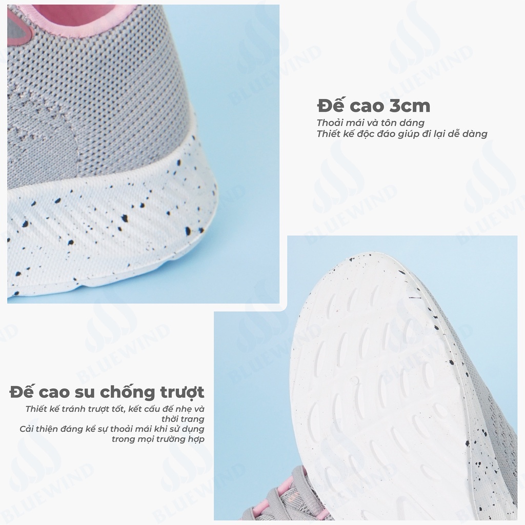 Giày Thể Thao Nữ Siêu Nhẹ Thời Trang Kiểu Dáng Hàn Quốc BLUEWIND 68855