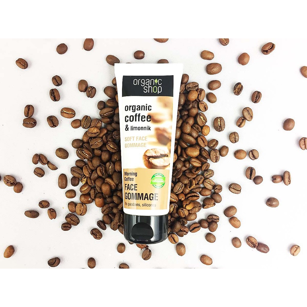 Kem tẩy tế bào chết mặt Organic Shop Organic Coffee & Powder 75ml