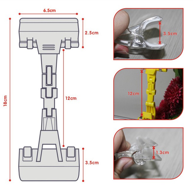 Kẹp giá siêu thị, kẹp note công sở