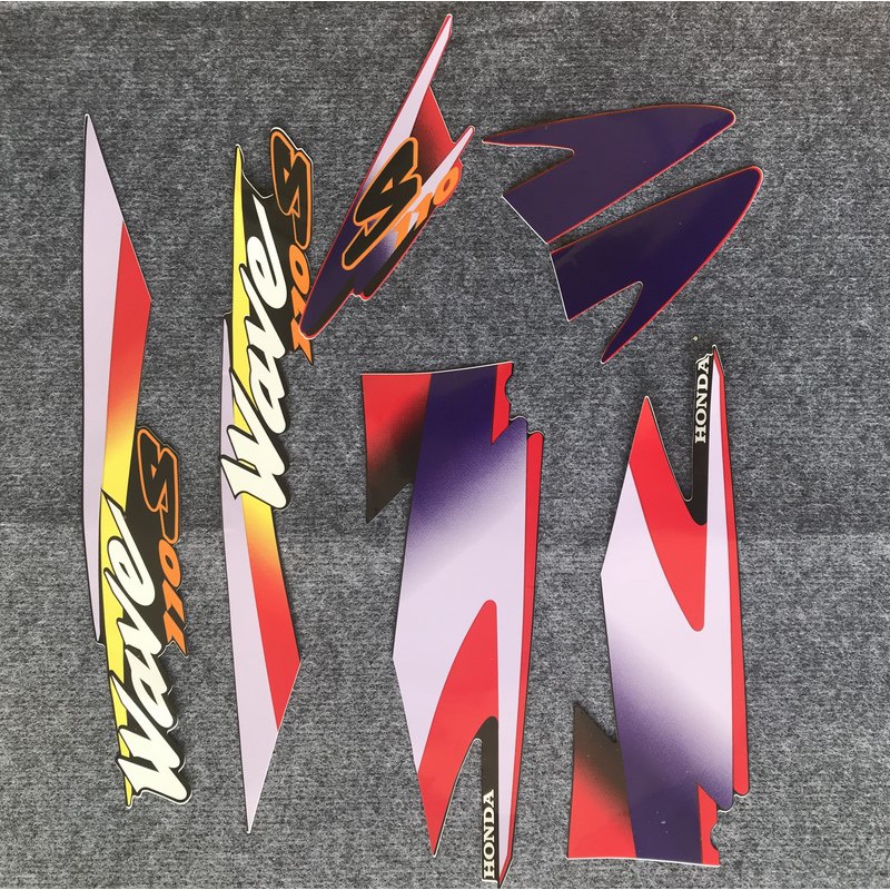 [GIÁ GỐC] Tem trang trí xe máy Wave S110 THÁI, Tem ZIN 3 lớp