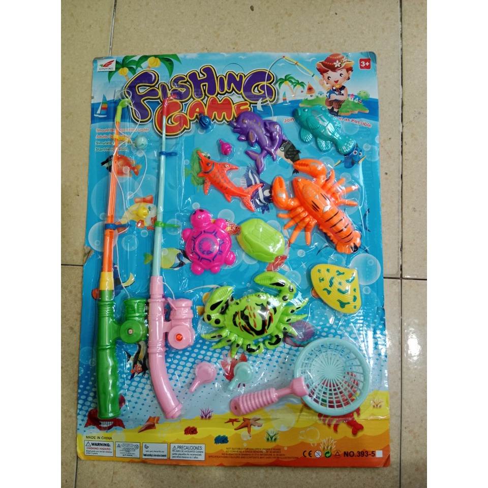 Bộ đồ chơi CÂU CÁ 11 chi tiết cho bé thỏa sức vui chơi (vỉ cá)