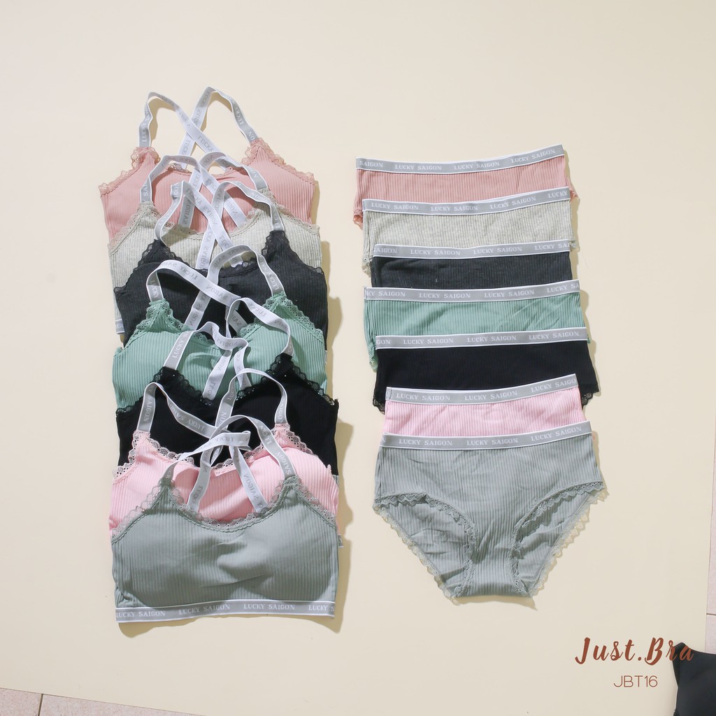 Set đồ tập Just Bra thun gân siêu mềm mại JBT16 | BigBuy360 - bigbuy360.vn
