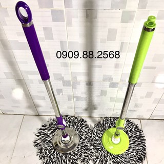 Cây lau nhà 💖𝑭𝑹𝑬𝑬𝑺𝑯𝑰𝑷💖Cây lau nhà thông minh 360 độ - cây lau nhà thái lan lớn 25cm kèm bông lau cotton.