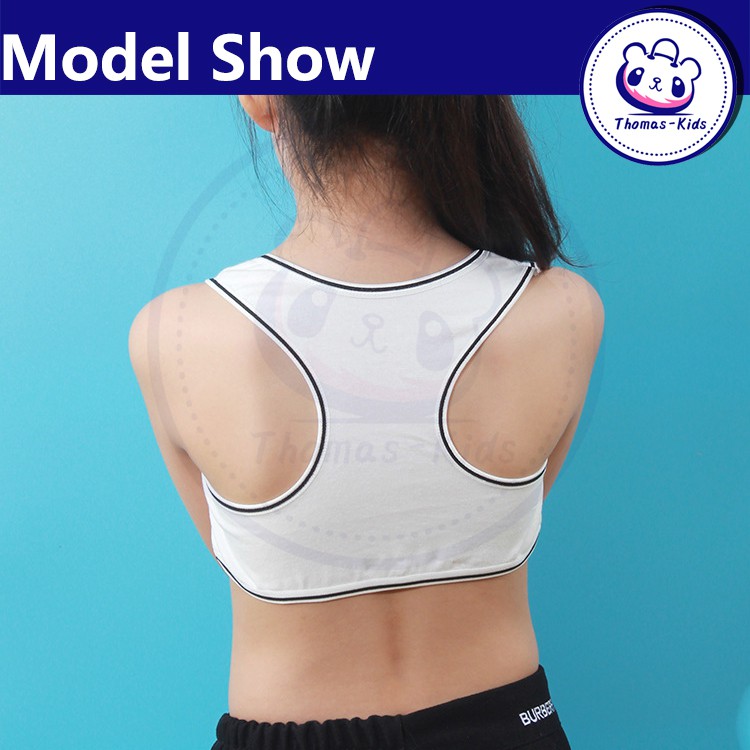 Áo ngực thể thao có mút mềm mại B220/10-16Y cho bé