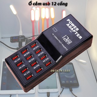 Ổ cắm USB Chuyên dụng 12 cổng sạc siêu nhanh 5V / 12A