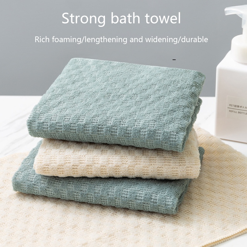 Khăn Tắm Chà Lưng Bằng Polyester Phong Cách Nhật Bản