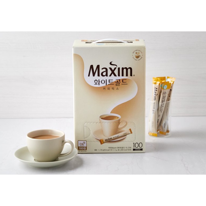 [MAXIM] CÀ PHÊ MAXIM WHITE GOLD MILD - [맥심] 화이트골드 커피믹스