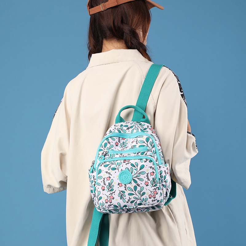 Ba Lô Vải Oxford Sức Chứa Lớn Nhiều Ngăn In Họa Tiết Phong Cách Mới