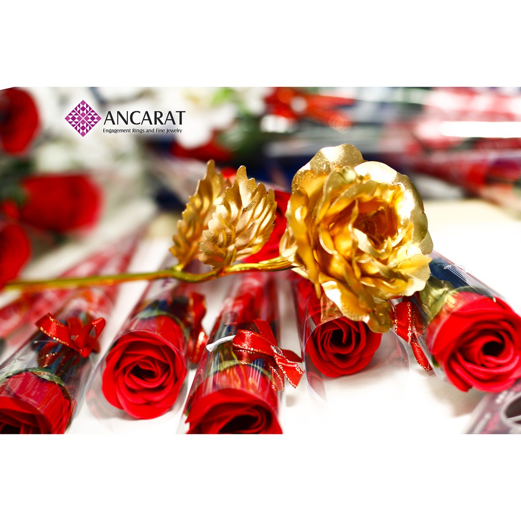 ANCARAT - Hoa Hồng mạ vàng 9999 - AO2.Q067.001