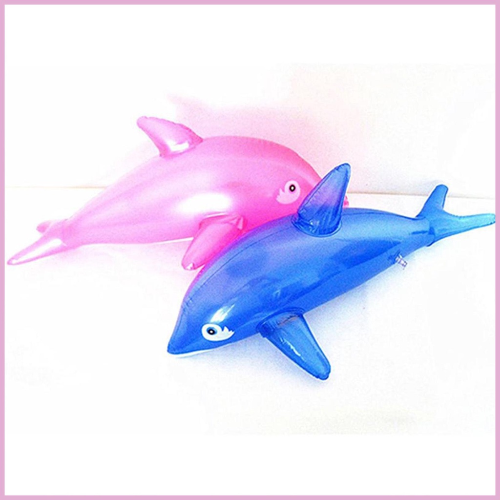Phao Bơi Bơm Hơi Hình Cá Heo Nhiều Màu Sắc